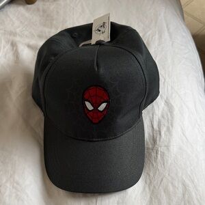 NWT marvel Spiderman logo hat, adult, adjustable - Dark gray